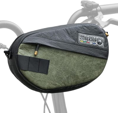 Fiets stuurtas - Fietstas voorop - Fietsen organiseren - Gemaakt van gerecycled materiaal - 25 Liter inhoud - Groen