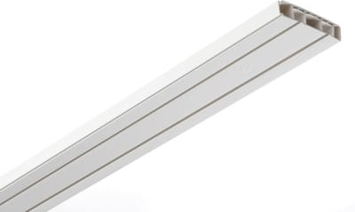 Complete Gordijnrailset voor Plafondmontage - 2x 120 cm, Dubbele Rail, Inclusief Montagemateriaal