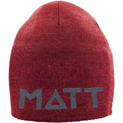 Matt Knit Runwarm Muts Rood
