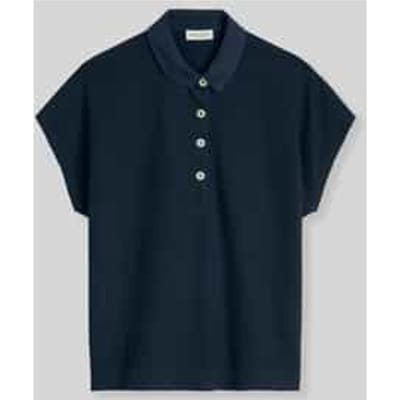 poloshirt in loose fit van puur katoen