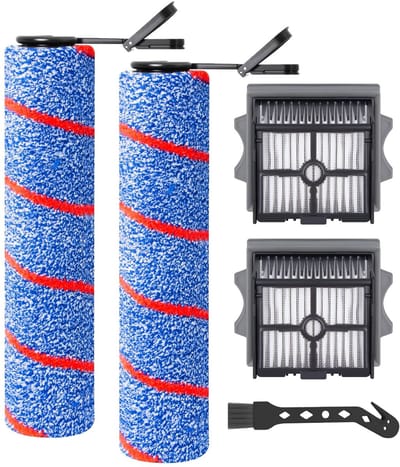 NTH products- Borstelrol Vervangend - HEPA-filter - Tineco Floor One S7 - S6/SWITCH S6/S7 - Nat/Droog Stofzuiger - Hoogwaardige Kwaliteit - Stofzuigerborstel