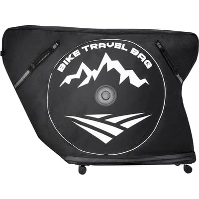 Triatlonfiets Reistas, Transportfiets Opberg Draagtas met TSA Slot & Dubbele Rits, Triatlonfiets Koffer Max. Wielbasis 106 cm voor Reizen,