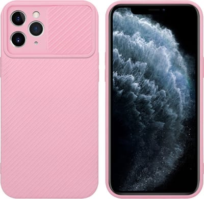 Cadorabo Hoesje geschikt voor Apple iPhone 11 PRO in Bonbon Roze - Beschermhoes van flexibel TPU-silicone Case Cover en met camerabescherming
