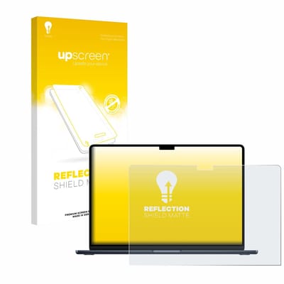 upscreen - Screenprotector voor Apple MacBook Air 15" M4 2025 / M5 2026 - Folie Beschermfolie anti glare matte