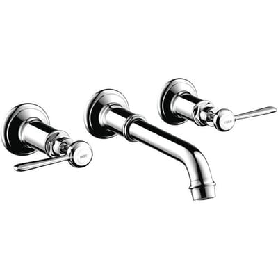 AXOR Montreux 3-hole washbasin mixer UP for wall mounting with lever handles 16534000