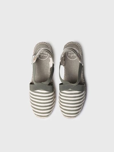 Espadrilles met sleehak in zeemansstijl | TERRA-DD