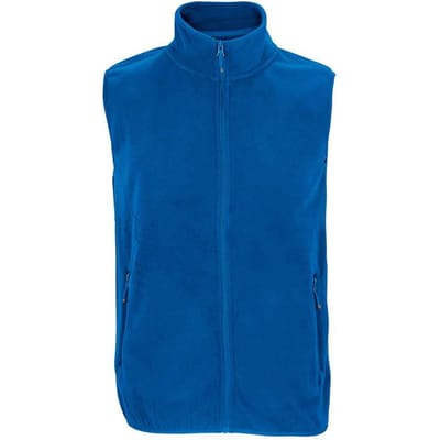 SOLS Uniseks Microfleece gerecyclede bodywarmer voor volwassenen (Koningsblauw)