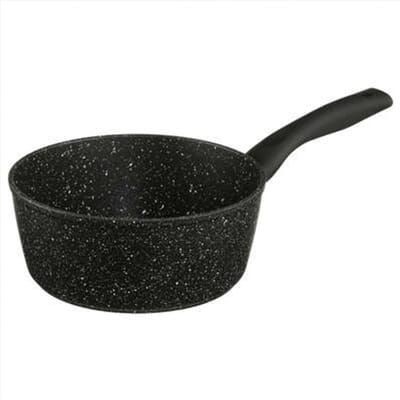 Secret de gourmet Steelpan - D20 cm - zwart - aluminium - sauspan/juspan - vaatwasserbestendig