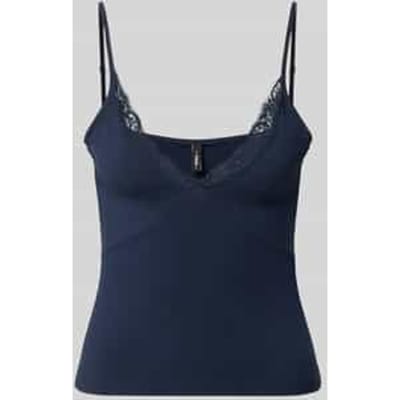 slim fit tanktop van katoenmix model 'KISS'