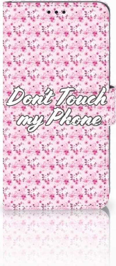 Book Case voor Samsung Galaxy S10 Portemonnee Hoesje Flowers Pink DTMP