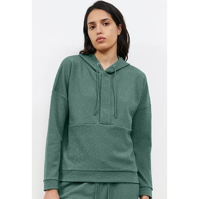 Femilet Lw Over Jumper/cardigan Vert Argile Maat: 36 | Hoodies Outlet | Dames | Groen
