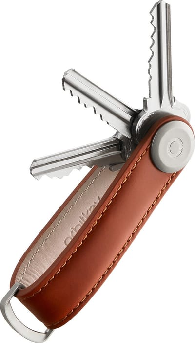Orbitkey Sleutelhouder / Sleutelhanger - Leather Key Organiser 2.0 - Cognac/Cognac