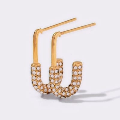 Mini Hoops met Zirkonia – Glinsterend & Minimalistisch | Twinolo