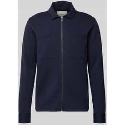 Regular fit sweatjack van katoenmix, model 'JACKIE'