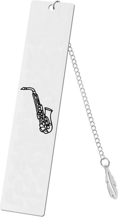 Akyol - saxofoon boekenlegger - Saxofoon - cadeau muziekliefhebber - leuk cadeau voor je vriend om te geven - verjaardag muzikant