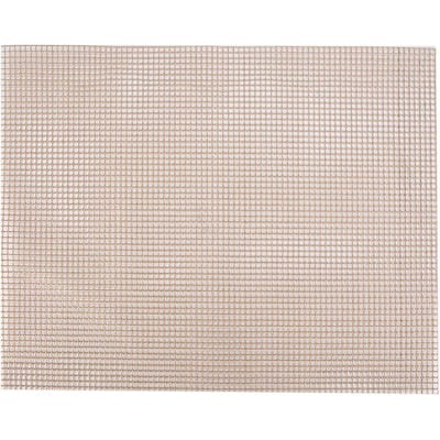 Herbruikbare Niet-klevende BBQ Grill Braadmat Pad Koken Bakken Buiten Picknick Frituren Koken (Bruin) white