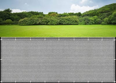 Tuin Privacyscherm - Windscherm Balkon - Buiten Leven - UV Bescherming - 135x750cm - Grijs