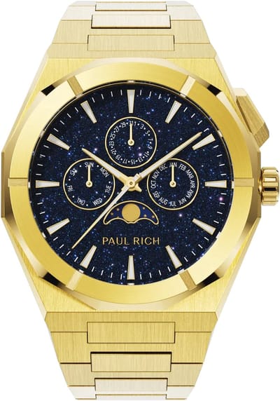 Paul Rich Moonphase Star Dust II Gold MOON02 horloge