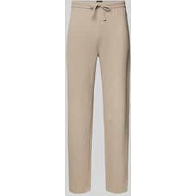 Sweatpants met labeldetail