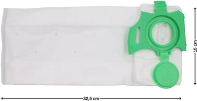 Dailygoods- Stofzuigerzakken 8 stuks - Filterbox voor Sebo Felix/Dart - 3-laags - 3,5 liter - Hygiënische deksel - Vervanging voor Sebo-nummer 7029ER - Stofzak