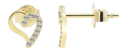 AKZENT Akzent Dames oorbellen "Eirlys" aus 925 Sterlingzilver, gerhodineerd, duurzaam