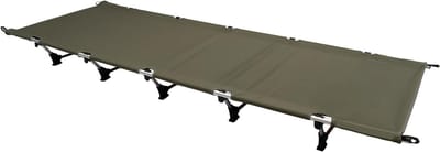 Opvouwbaar Kampeerbed - Reisbed Buiten - Comfortabel Slapen - Sterke Stabiliteit - 190 x 65 cm - Legergroen