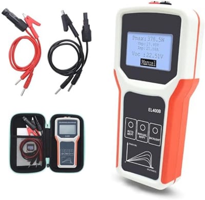 Zonnepaneeltester voor Fotovoltaïsche Systemen - Multimeter met MPPT-Testfunctie en Real-time Spanning Weergave
