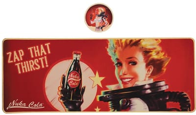 Fallout Desk Pad & Coaster Set Nuka-Cola