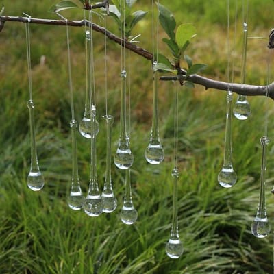 Allecta - IJpegel Kerstboomversiering Glas Hanger 30mm Kerstdecoratie