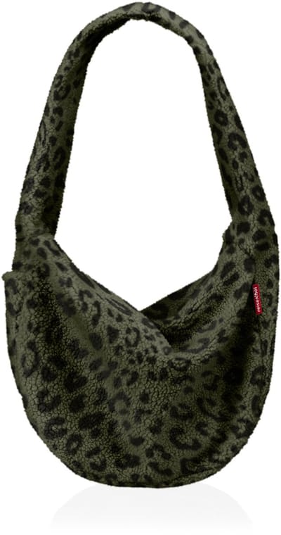 Reisenthel Moonbag Grote Crossbody Tas - Schoudertas - 24L - Teddy Leo Olive Groen