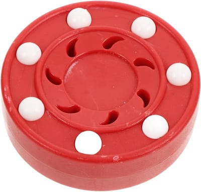 Hockey Pucks - Trainingshulpmiddelen IJshockey - Sporthockey Oefenen - Lage Wrijving - 7.5 cm - Rood