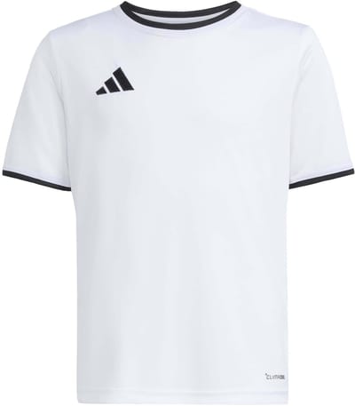 adidas T-shirt Kinderen Entrada 26 Jersey Wit-Zwart - Maat 164cm