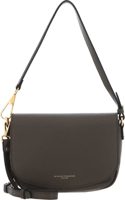 GIANNI CHIARINI Leren Schoudertas Brooke Crossbody Bag Guam Green Kaki