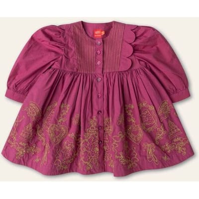 Oilily Dix Jurk- maat104/4yr Rood Violet
