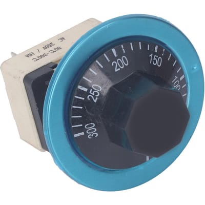 Bouton de contrôle de température 16A Réinitialisation automatique Interrupteur de contrôle de température haute précision pour Four Eau black