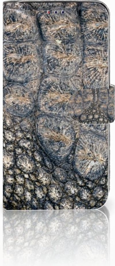 Samsung Galaxy A10 Telefoonhoesje met Pasjes Krokodillenprint