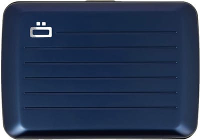 Ogon Designs Stockholm V2.0 Aluminium Creditcardhouder - Navy blauw