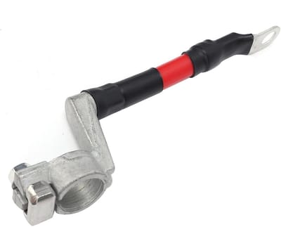 Positieve Accukabel - Accudraad Auto - Motor Starten - Zeer Zuivere Koperen Kern - Direct Fit - Zwart