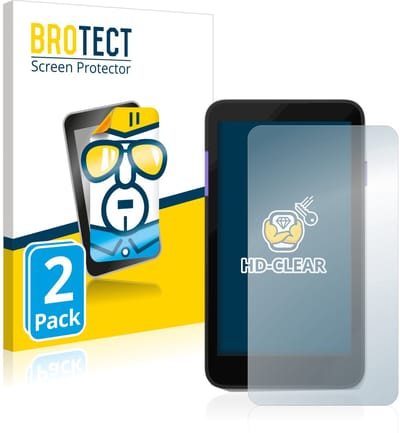 BROTECT - Screenprotector voor Zettle Terminal (by Paypal) - Folie Beschermfolie transparant 2 Stuks