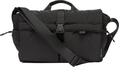 Marc O'Polo Business tas Schoudertas met laptopvak Marten Crossbody Bag Black Zwart