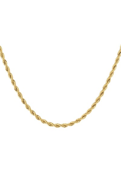 Bijoutheek Collier Twisted (5mm) Goud