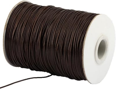 Kleurrijk elastisch nylon koord voor DIY armbanden, halskettingen en sieradenhandwerk - 1 mm x 160 m gewaxt katoenen koord