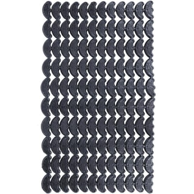 Lot de 120 protège-talons antidérapants en PU pour chaussures de claquettes, accessoires de réparation gray