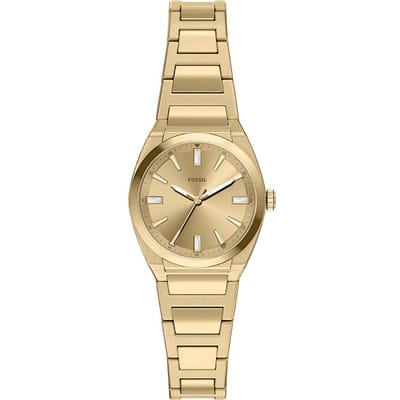 FOSSIL Everett Vrouwen Horloge 27 mm Goudkleurig
