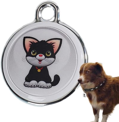 GPS tracker huisdier - Anti-verlies tracker - Huisdieren volgen - Real-time locatie - 10-15 meter bereik - Kattensymbool