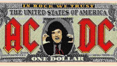 AC/DC - Bank Note Patch - Multicolours