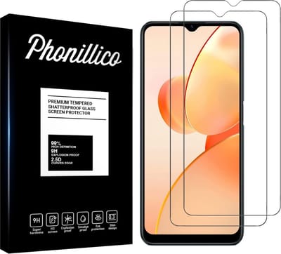 Screenprotector voor Realme C31 4G - 2 stuks Beschermglas van glas Transparante glazen schermbeschermfolie