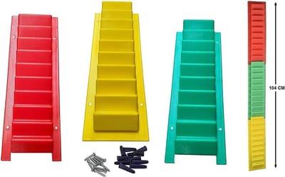 Schouder Ontvoering Ladder - Vingerhulp - Schouder Mobiliteit Trainen - Muurmontage Ontwerp - 41 cm Lengte - Multicolor