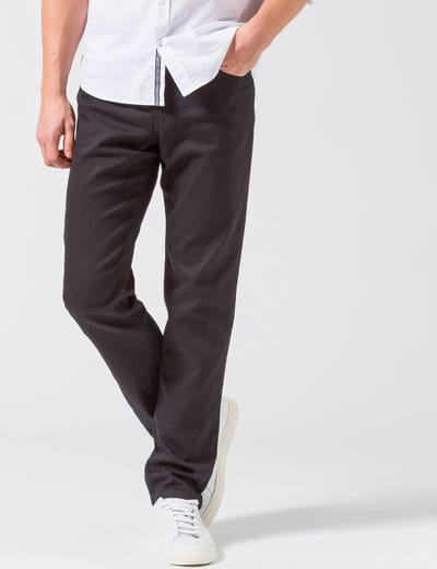 Brax Heren Jeans  Style COOPER DENIM, denim perma zwart, maat 48/32