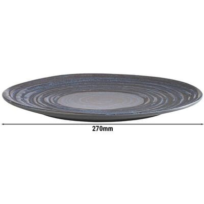 GGM Gastro (6 Stück) Teller - flach - LOOPS - Melamin - Ø 270mm